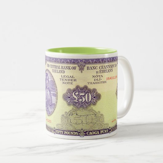 Image irlandaise pour Mug à deux tons (Devant droit)