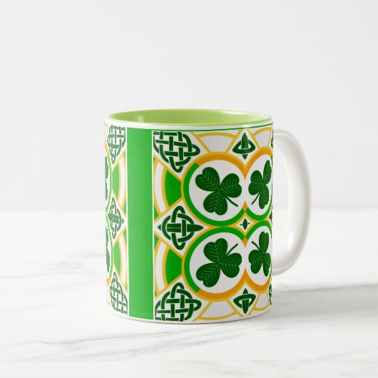 Image irlandaise pour Mug à deux tons (Devant droit)