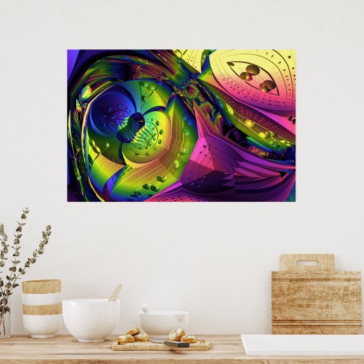 Image itérative Poster Black Light 13 (Cuisine)