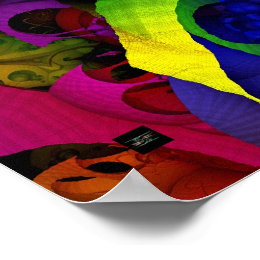 Image itérative Poster noir clair 7 (Coin)