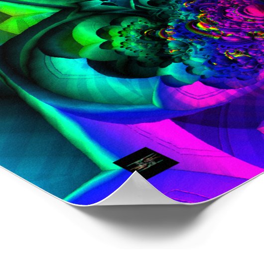 Image itérative Poster noir lumière #1 (Coin)