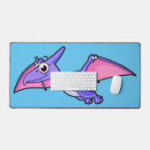 Image Mignonne D'Un Ptérodactyle Volant. (Clavier et souris)