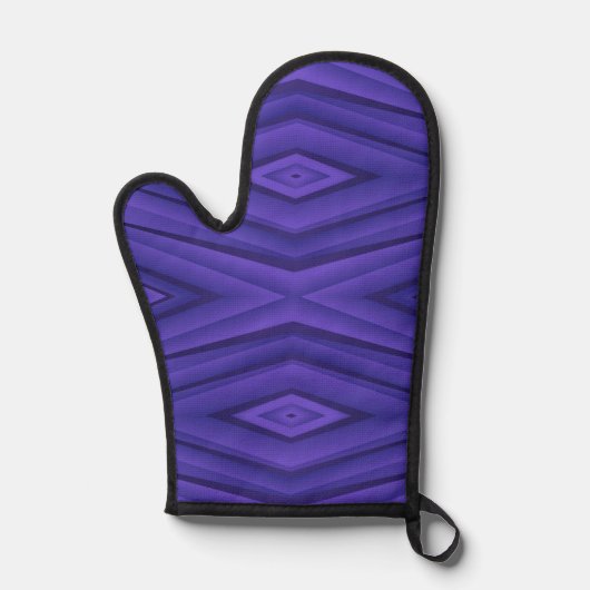 Image montrant une gant de cuisine violet avec un (Recto)