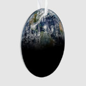 Image Mosaïque De La Planète Terre Avec 3 Ouragans (devant)