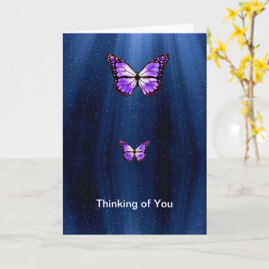 Image papillon pour la carte Get Well Soon (Fleur jaune)