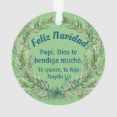 Image personnalisée de Noël (dos)