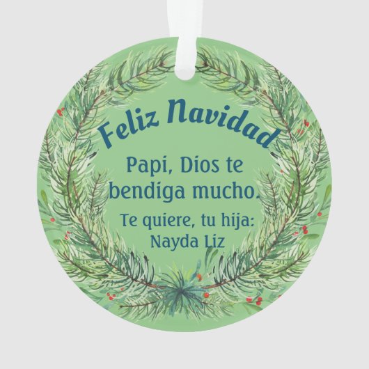 Image personnalisée de Noël (dos)