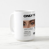Image personnalisée, nom & Texte | Mug Personnalis (Devant gauche)