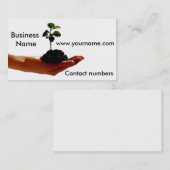 Image plante pour Carte de visite (Devant / Derrière)