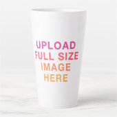 Image pleine taille Photo Blanc Latte Mug (Devant)