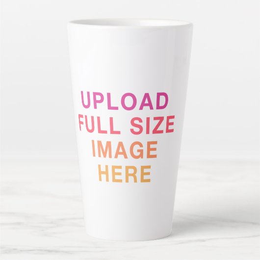 Image pleine taille Photo Blanc Latte Mug (Devant)