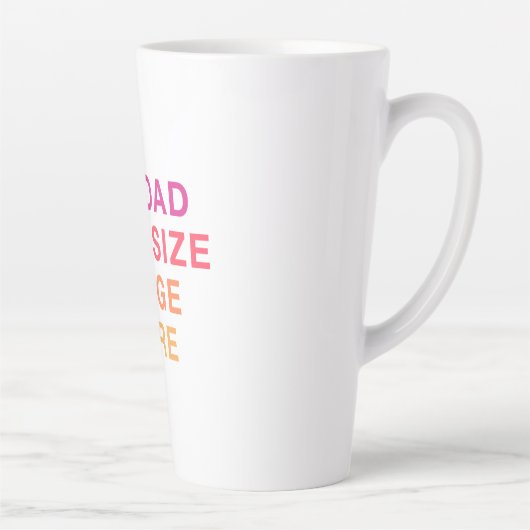 Image pleine taille Photo Blanc Latte Mug (Droite)