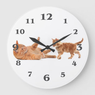 Image pour animaux de compagnie pour horloge ronde