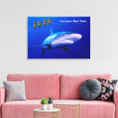 Image requin pour toile enveloppée (Insitu(Salon))