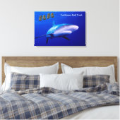 Image requin pour toile enveloppée (Insitu(Chambre))