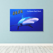 Image requin pour toile enveloppée (Insitu (Plancher de Bois))