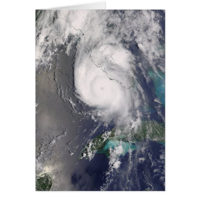 Image satellite de Charley d'ouragan, le 13 août (Devant)