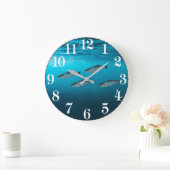 Image saumon pour horloge murale acrylique (Maison)