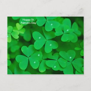 Image shamrock pour carte postale
