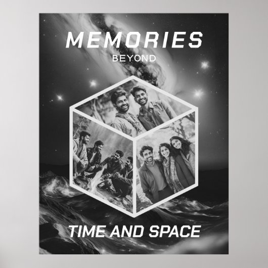 Image spatiale Collage dans une affiche 3D (Devant)