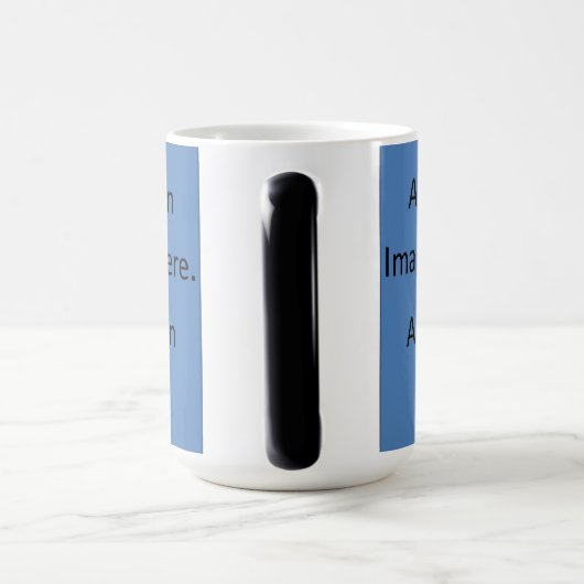 Image/Texte De Mug Customisé Apparaît Lorsqu'Il Es (Poignée)