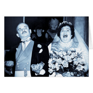 Image vintage de mariage - couple heureux