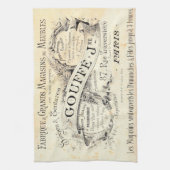 Image vintage Française Sur Les Serviettes De Cuis (Vertical)