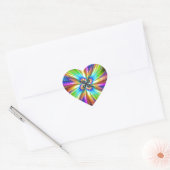 imagem florescente em estrela hart sticker (Envelop)