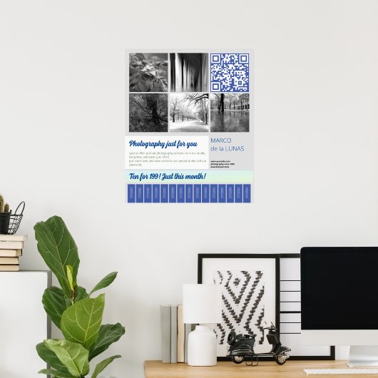 Images carrées de posters à détacher (Bureau à domicile)