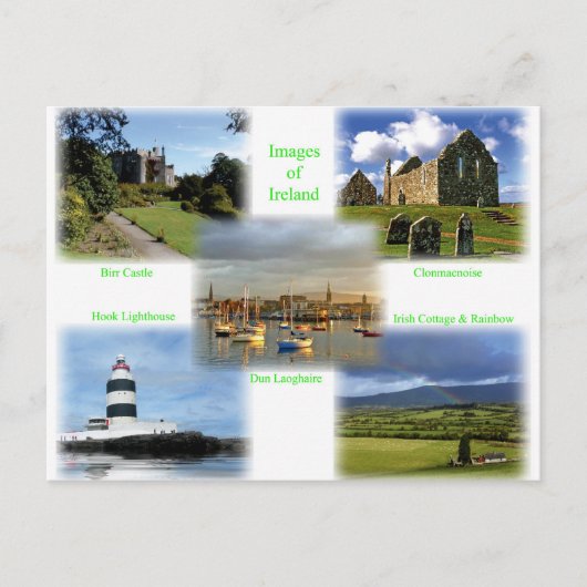 Images de carte postale Irlande (Devant)