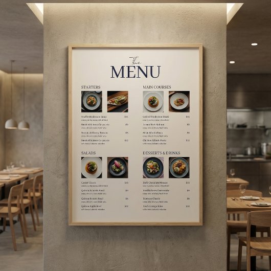Images de code QR de menu de restaurant minimal cl