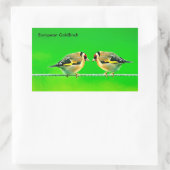Images de faune pour autocollants rectangle (Sac)