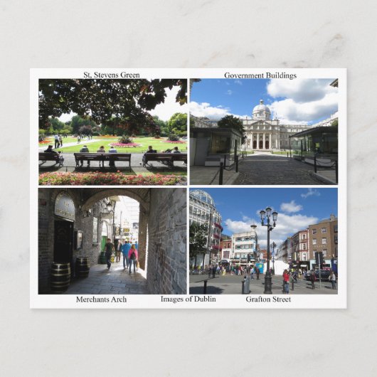Images de la carte postale de Dublin (Devant)