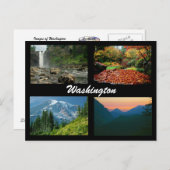 Images de la carte postale de Washington (Devant / Derrière)