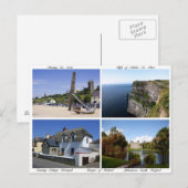 Images de la carte postale irlandaise (Devant / Derrière)