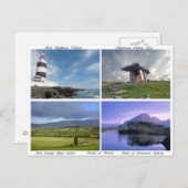 Images de la carte postale irlandaise (Devant / Derrière)