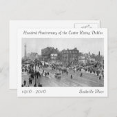 images de l'insurrection de Pâques 1916 pour carte (Devant / Derrière)