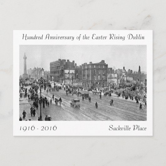 images de l'insurrection de Pâques 1916 pour carte (Devant)