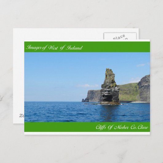 Images d'Irlande pour carte postale (Devant / Derrière)