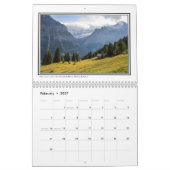 Images du calendrier des Alpes suisses (Feb 2027)