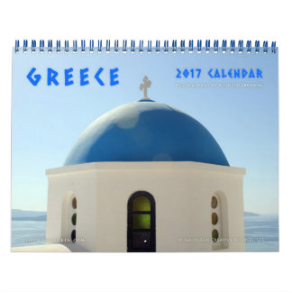 Images du calendrier du mur de Grèce