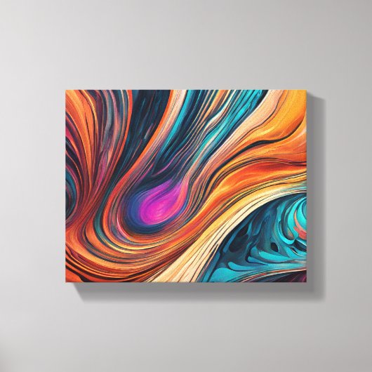Images en toile avec un design mixte (Recto)