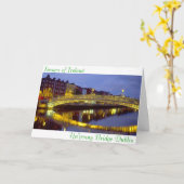 Images irlandaises pour carte de voeux (Fleur jaune)