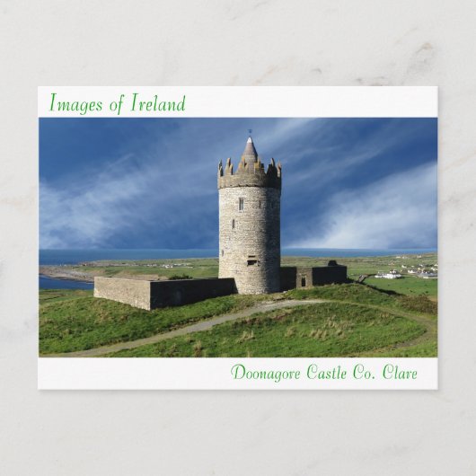 Images irlandaises pour carte postale (Devant)