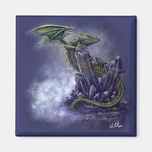 Imaginaire Art Crystal Dragon Magnet (Devant)