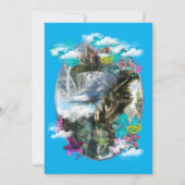 Imaginaire Autres mondes dans le Carte de remercie (Dos)