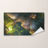 Imaginaire Belle forêt verte Fée (Serviette à main)