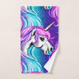 Imaginaire blanc Unicorn sans couture Motif