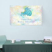 Imaginaire Boys Blue Dragon Baby shower Bannière (Salon professionnel)