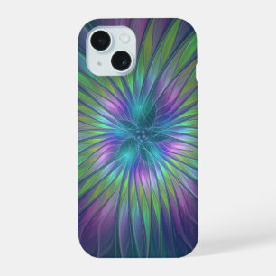 Imaginaire brillant coloré Fleur Abstrait Fractal